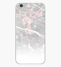 Pastel Pink and Grey Marbre Ombre iPhone Case
