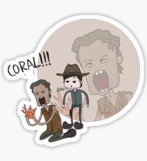 The Walking Dead Coral Sticker