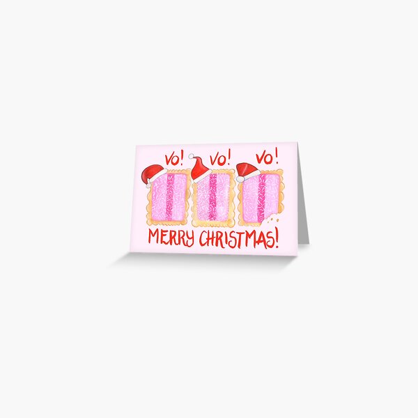 Iced VoVo - VO VO VO! Merry Christmas! Greeting Card