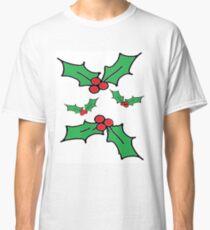 Christmas Holly Classic T-Shirt