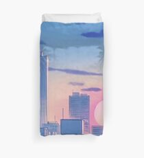 Sailor Moon City Landscape Duvet Cover