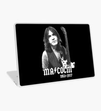 Malcolm Young Tribute - ACDC White Laptop Skin