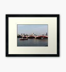 Waterloo Bridge, London, England Framed Print