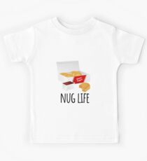 Nug Life - Hühnchen Nuggets Kinder T-Shirt