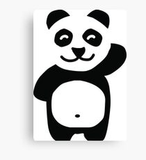 Cute panda prints for children Canvas Print