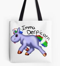 Derpicorn - Derpy Unicorn Tote Bag