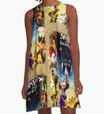 Sinbad's Tiger A-Line Dress