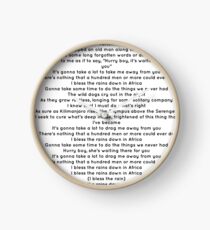 Toto - Africa Clock