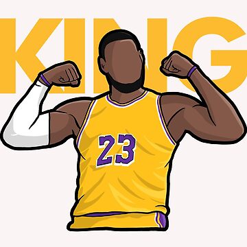 NBA Royalty LeBron James Lakers #23 Kids T-Shirt for Sale by