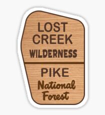Lost Creek Wilderness, Pike National Forest Sticker