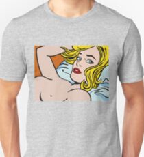 Seductive Girl (Lichtenstein) Unisex T-Shirt