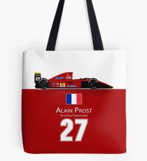 Alain Prost - Ferrari 643 Tote Bag