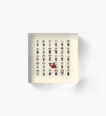A Field Guide to the Common Cumberbatch (pillow/bag) Acrylic Block