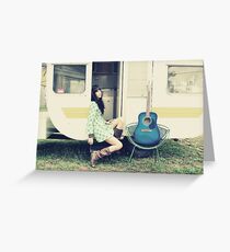 Traveling Music Greeting Card