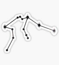 Aquarius constellation Sticker