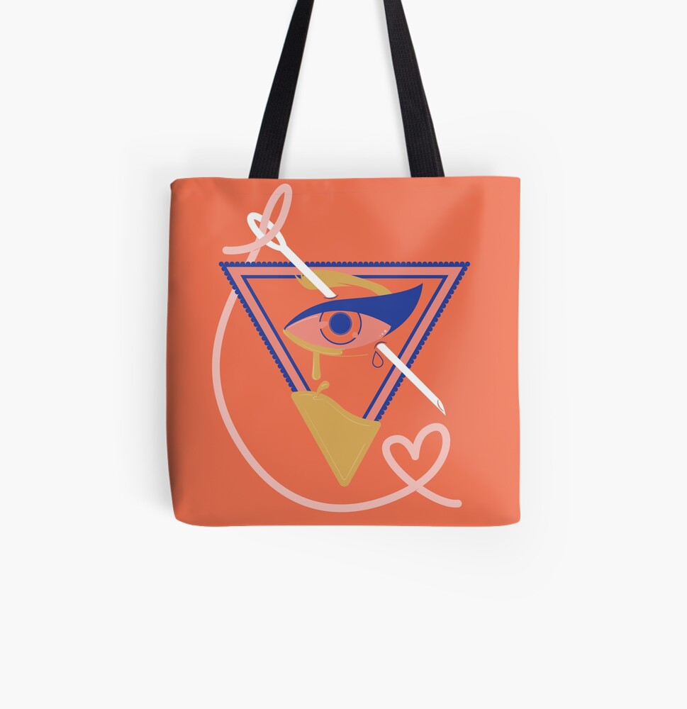 Sewing Needle All Over Print Tote Bag