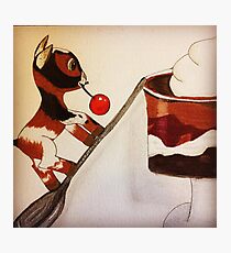 Chocolate Trifle Goat Photographic Print