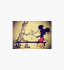 MICKEY BUNNY SMOKING Art Board