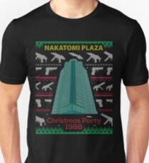 Nakatomi Plaza - Funny Ugly Christmas Sweater Unisex T-Shirt
