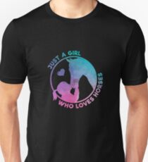 Equestrian Women Girls Love Their Horses Gift Slim Fit T-Shirt