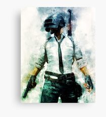 PUBG - Watercolor Painting The Unknown Canvas Print