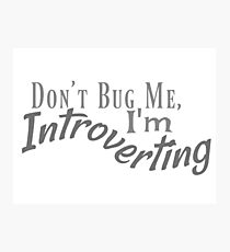 Introverting Photographic Print