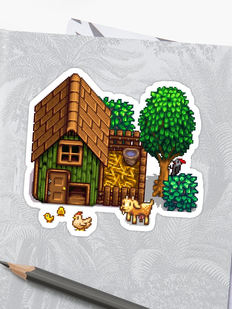 Stardew Valley Chicken Coop Sticker