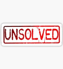 Unsolved Sticker