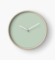 Green Lily Pantone Clock