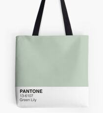 Green Lily Pantone Tote Bag