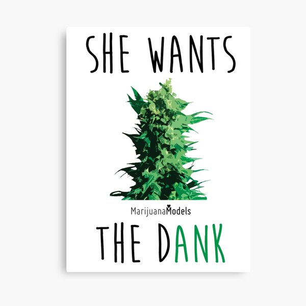 SHE WANTS THE Dank Canvas Print