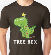 Funny Christmas Dinosaur Tree Rex Unisex T-Shirt