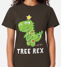 Funny Christmas Dinosaur Tree Rex Classic T-Shirt