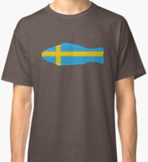 Swedish Fish in Swedish Flag Tshirt Classic T-Shirt