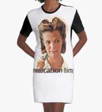 Medication Time Graphic T-Shirt Dress