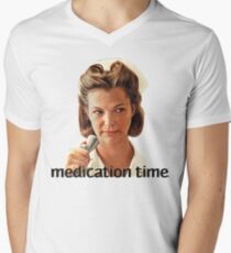 Medication Time Men's V-Neck T-Shirt