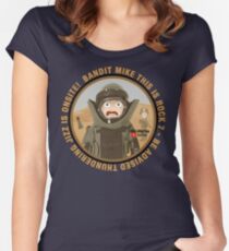 THUNDERING JIZZ IS ONSITE Fitted Scoop T-Shirt