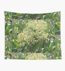 Flowers And Bees Wall Tapestry