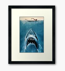 Jaws Framed Print