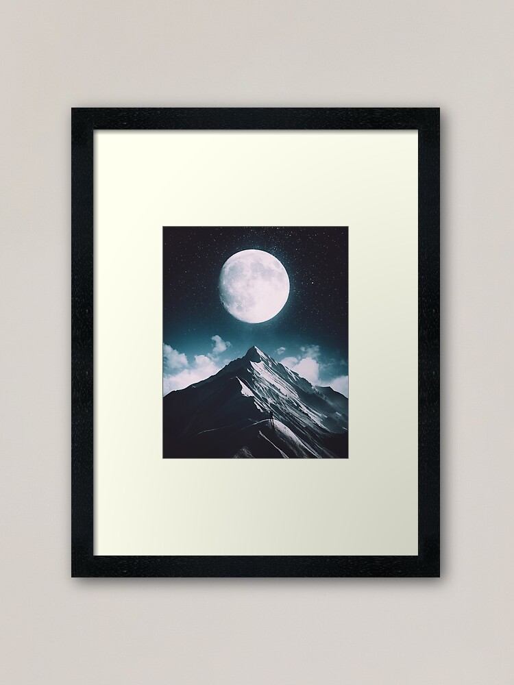 Alternate view of New Moon Framed Art Print