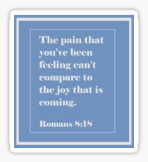 Romans 8:18 Sticker