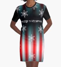 Merry Christmas Graphic T-Shirt Dress