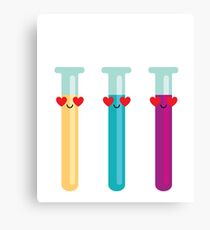 Test Tube Emoji Canvas Print