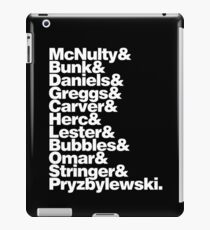 THE WIRE iPad Case/Skin