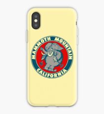 Mammoth Mountain California Skiing Vintage Travel Decal iPhone Case