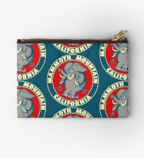 Mammoth Mountain California Skiing Vintage Travel Decal Studio Pouch