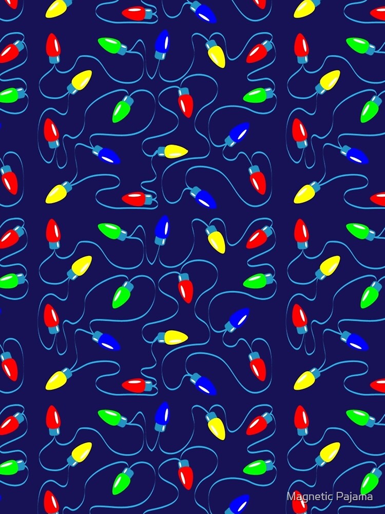 Christmas Lights Christmas Print by MagneticMama