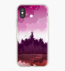 lesbian pride forest iPhone Case