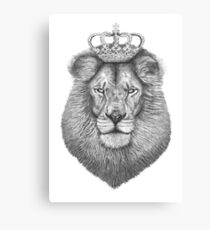Der König Leinwanddruck