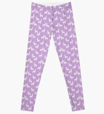 Alpaca - Wisteria Purple by Andrea Lauren Leggings